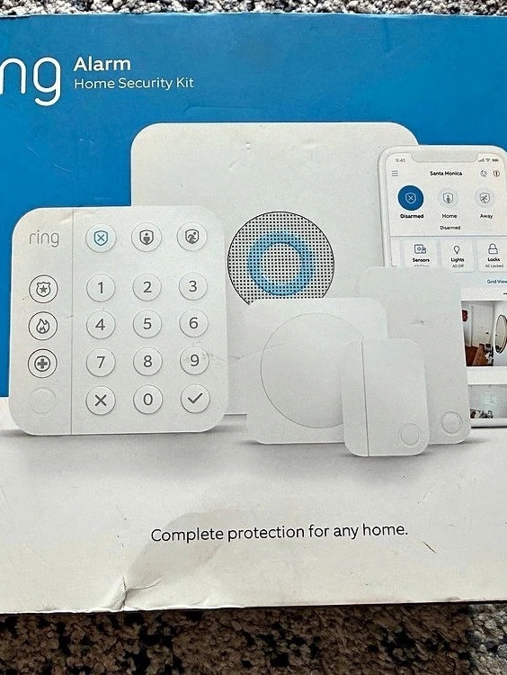 Ring Alarm Home Security Kit 5-Piece Home Security Kit Box